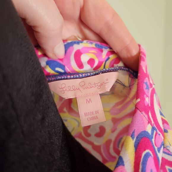 LILLY PULITZER Karlie Wrap Romper, Size Medium - Picture 14 of 14